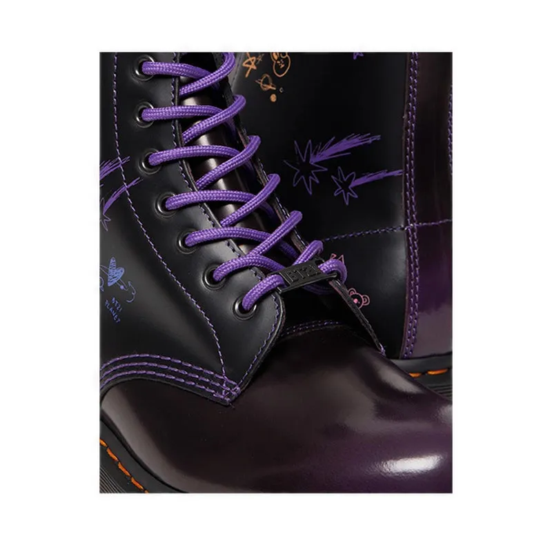 1460 BT21 Unisex Boots- Purple   Black