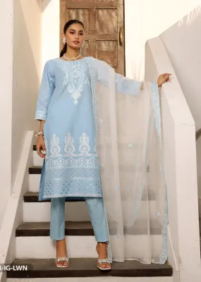 15913 Readymade 3 Piece Cotton Suit Embroidered