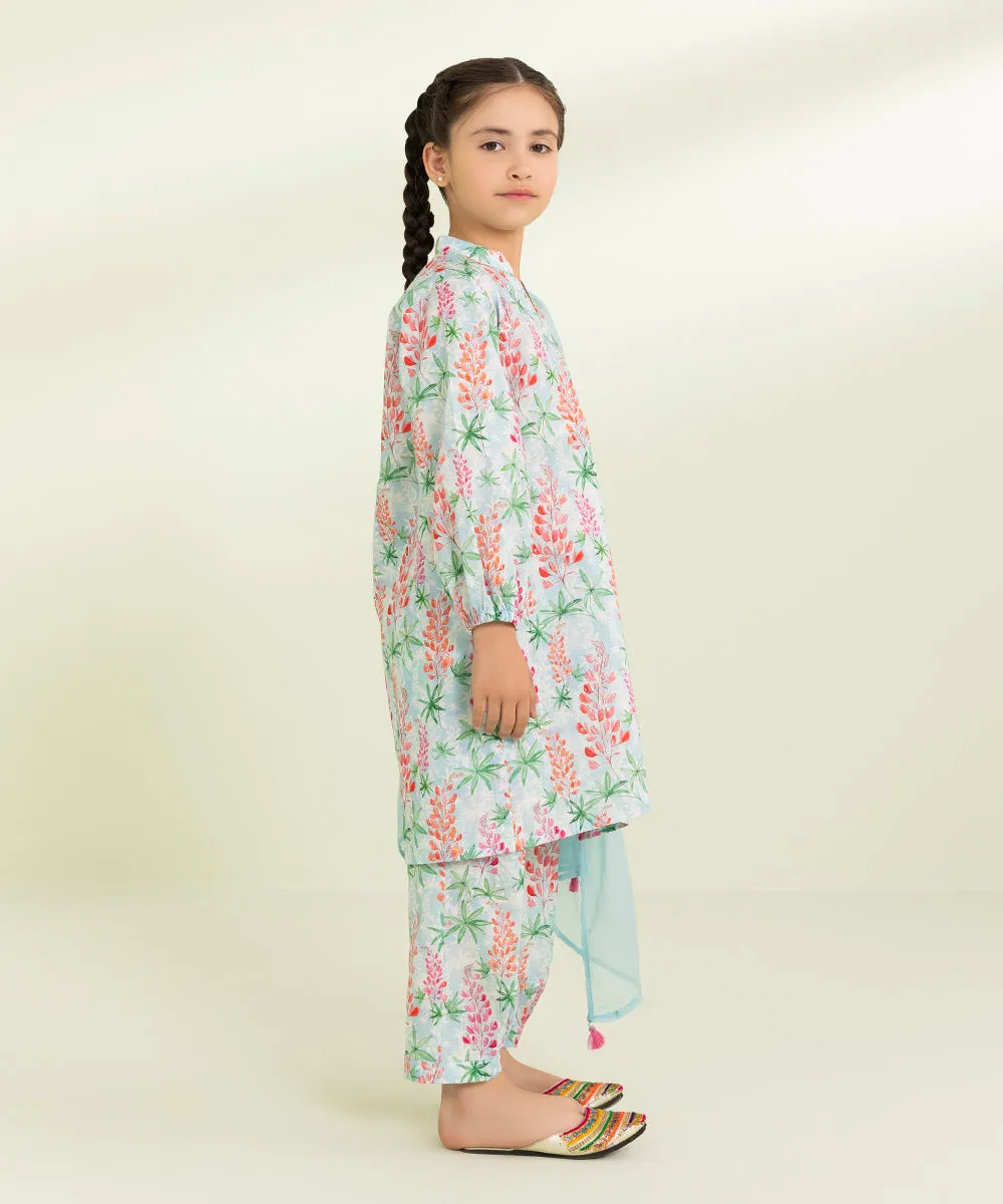 3 Piece - Printed Lawn Suit