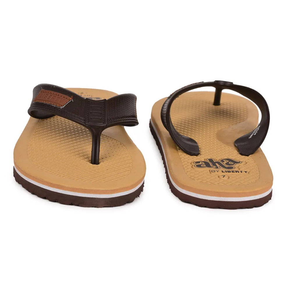 A-HA Casual Beige Flip-Flops For Men HARRISON By Liberty