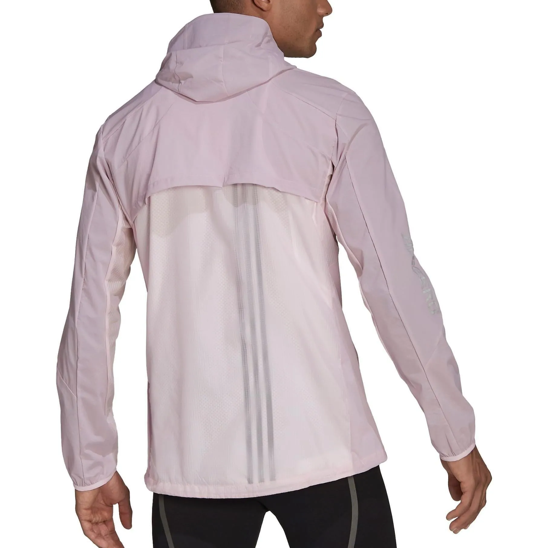 adidas Adizero Marathon Mens Running Jacket - Pink