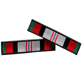 Afghanistan Campaign Ribbon Patch Set