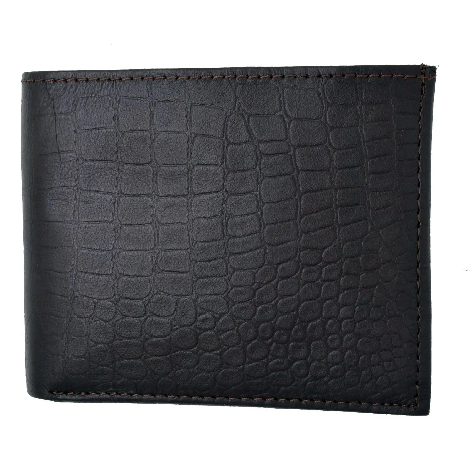 AFONiE RFID- Croco RFID Flip Bifold Wallet For Men