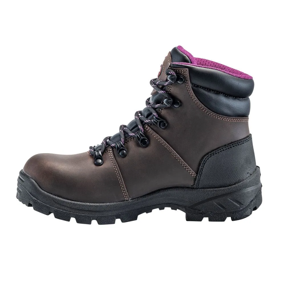 'Avenger' Women's 6" Builder EH WP Steel Toe - Brown