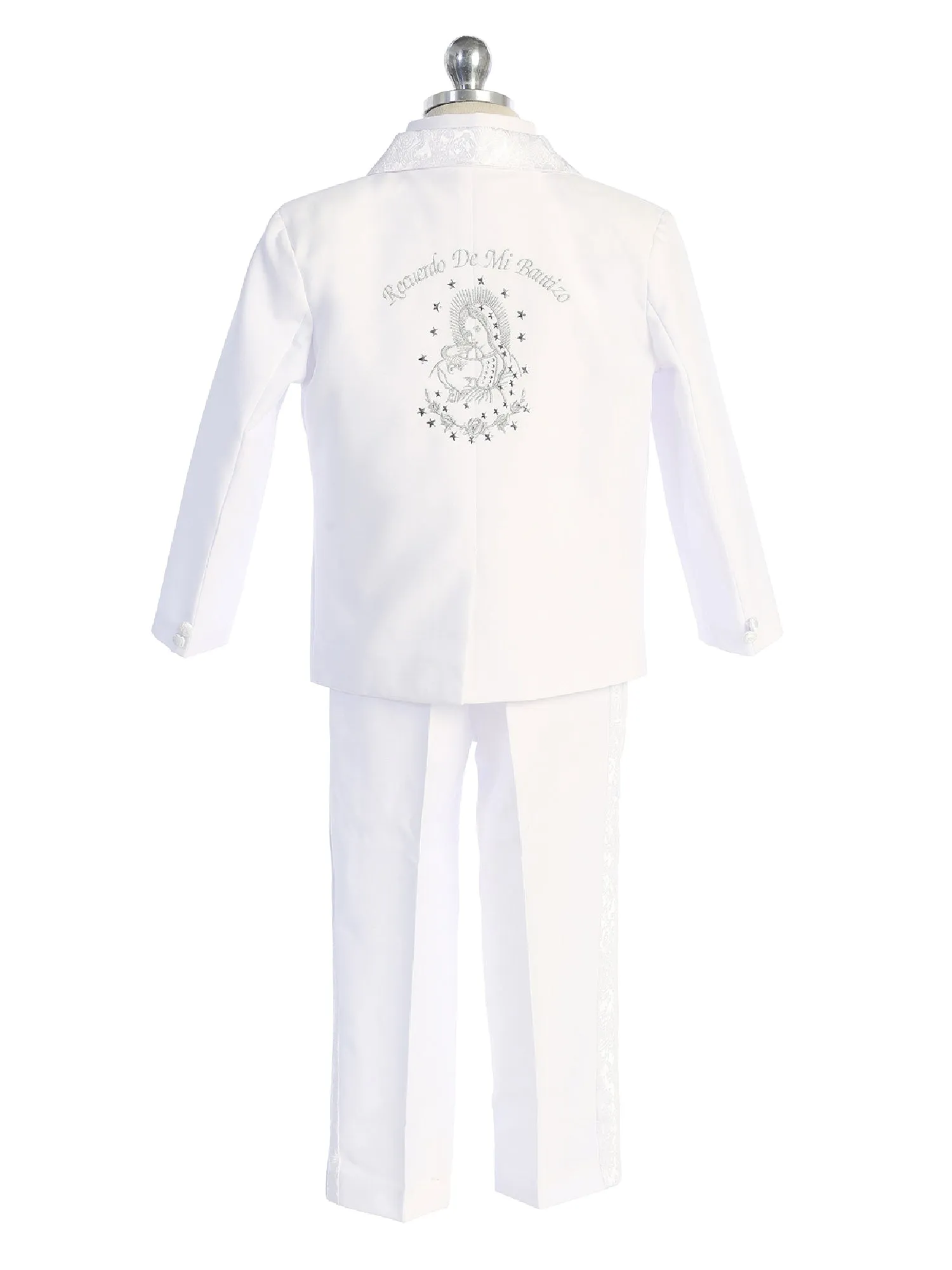 Baby Boys White Mi Bautizo Christening Baptism Suit 6-24 Months