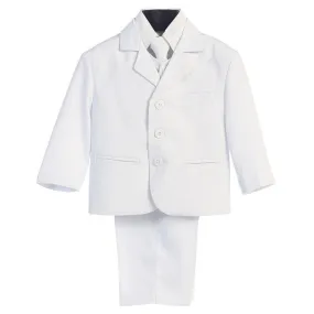 Baby Boys White Wedding Easter 5 Pcs Special Occasion Suit 6-24M