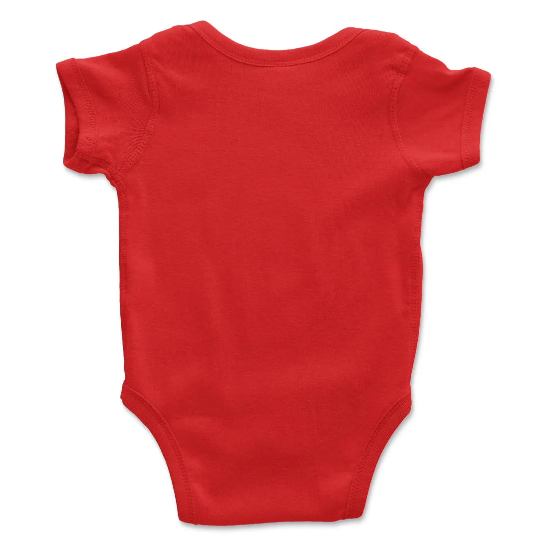 Baby Onesie Red -100% Premium Cotton Bodysuit