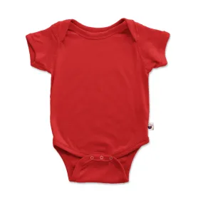 Baby Onesie Red -100% Premium Cotton Bodysuit