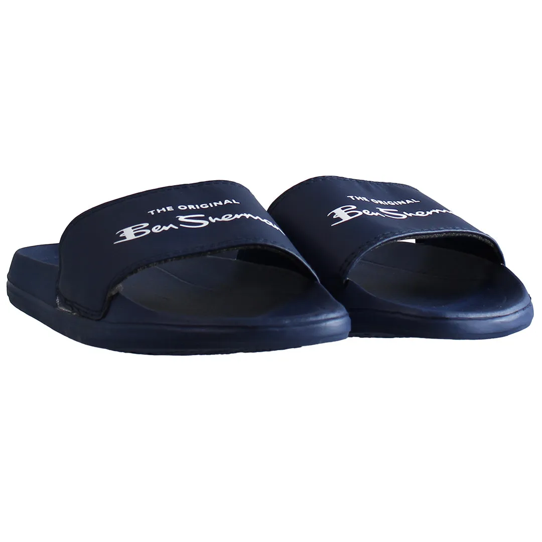 Ben Sherman Margate Mens Navy Sliders