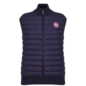 CANADA GOOSE  HYBRID KNIT VEST GILET NAVY