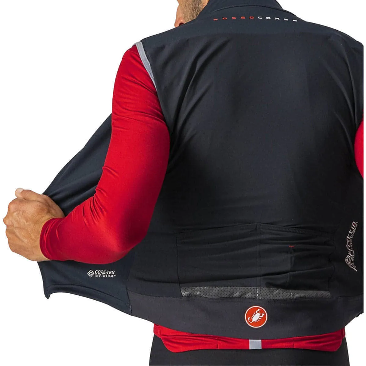 Castelli Perfetto ROS Mens Cycling Gilet - Black