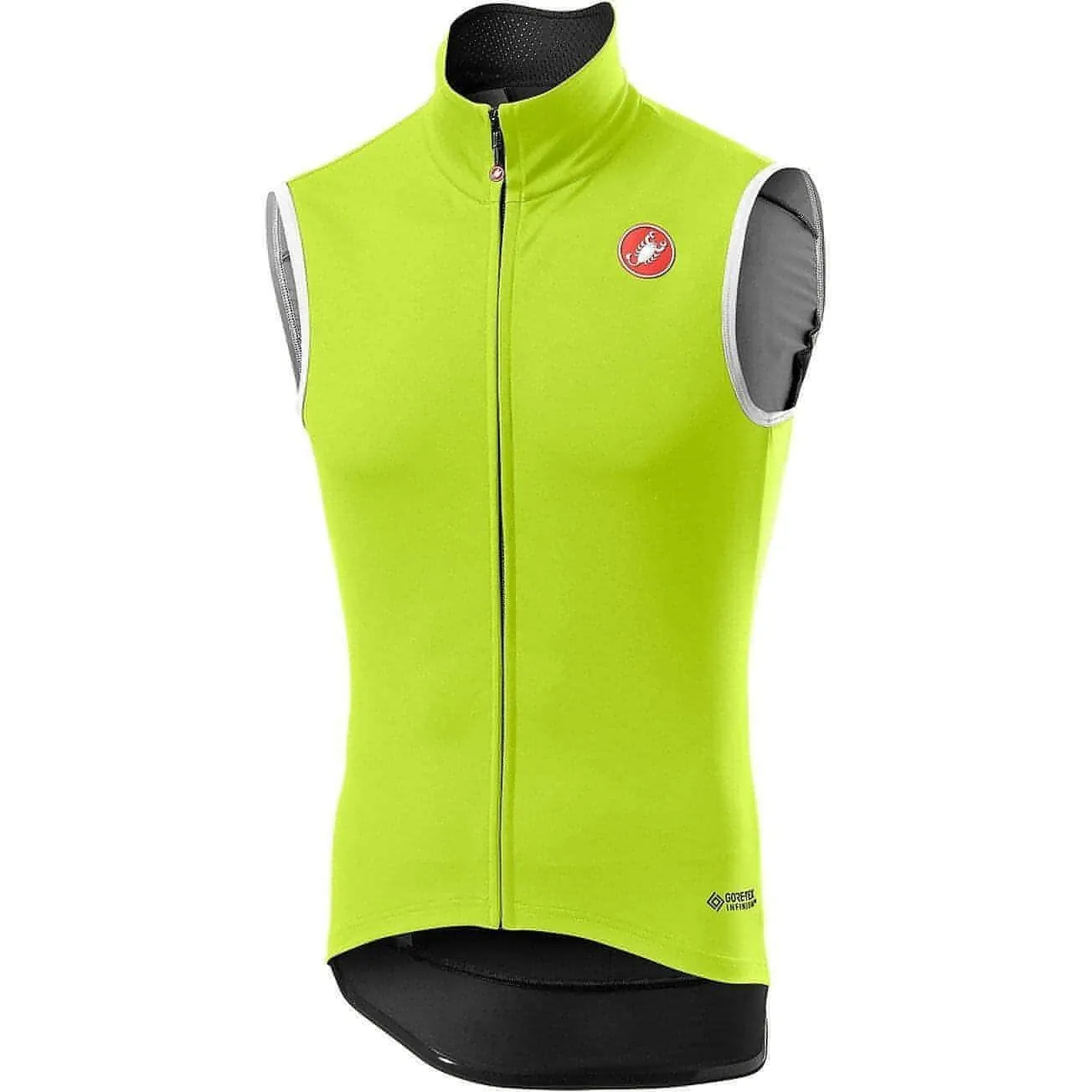 Castelli Perfetto ROS Mens Cycling Gilet - Yellow