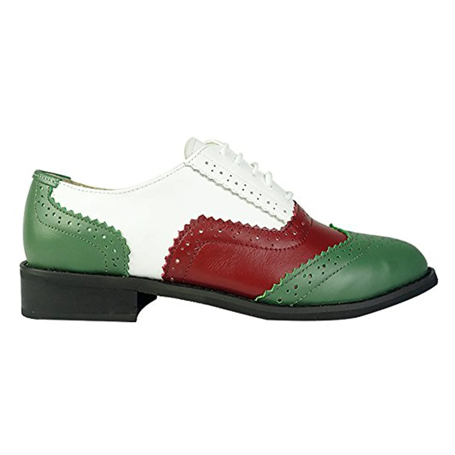 Classical Leather Wing-up Brogues Flat Lace-up Oxford Shoes