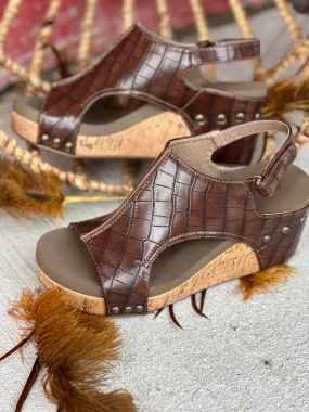 Corkys Carley Brown Croc