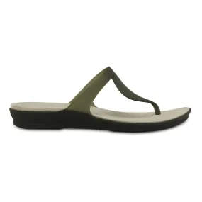 Crocs women's flip-flop Rio Flip 16266-0W8 black-platinum