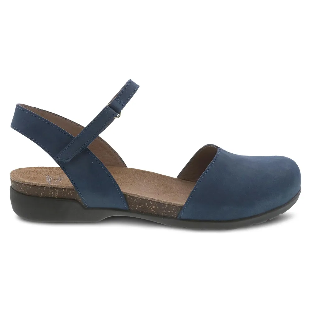 Dansko Rowan Navy Milled Nubuck Mary Jane (Women's)