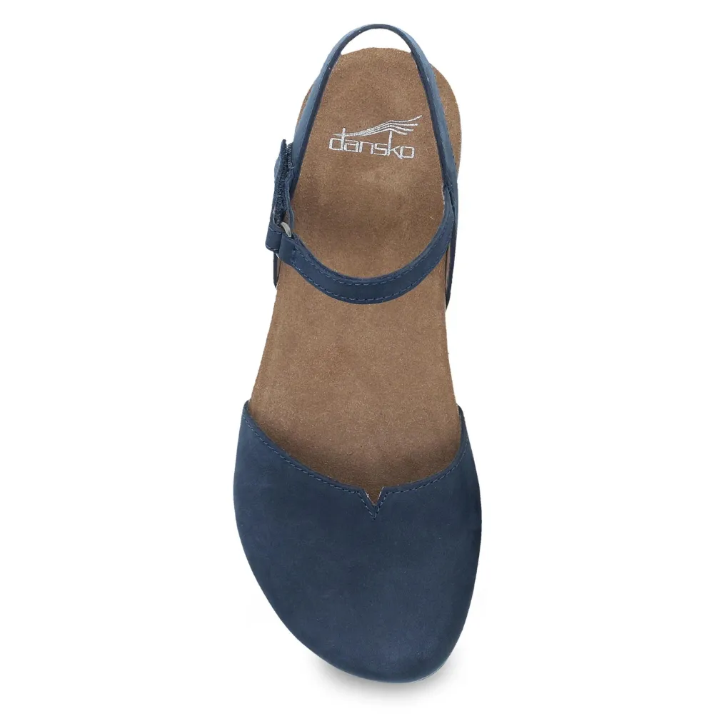 Dansko Rowan Navy Milled Nubuck Mary Jane (Women's)