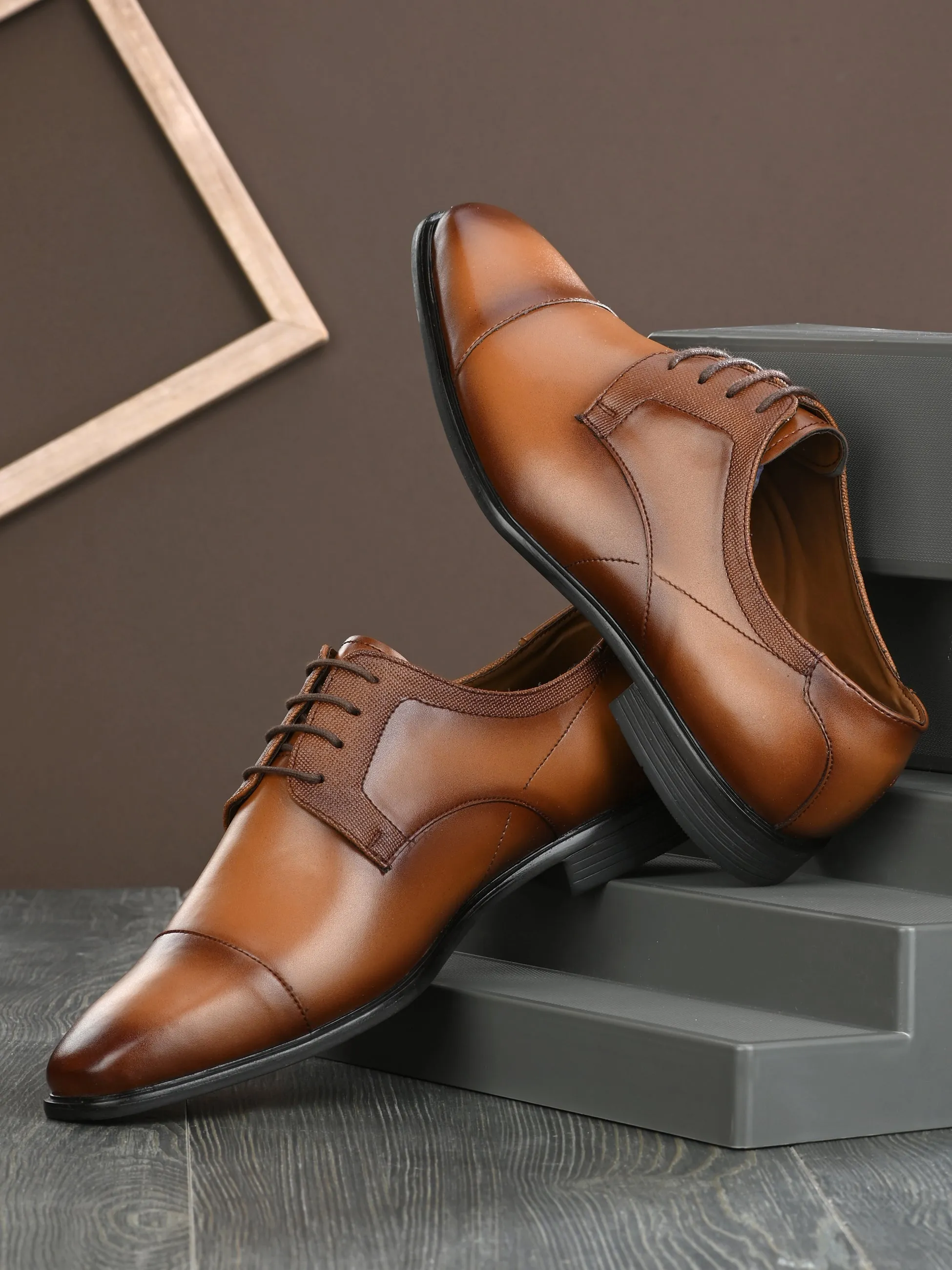 Dean Tan Derby Shoes