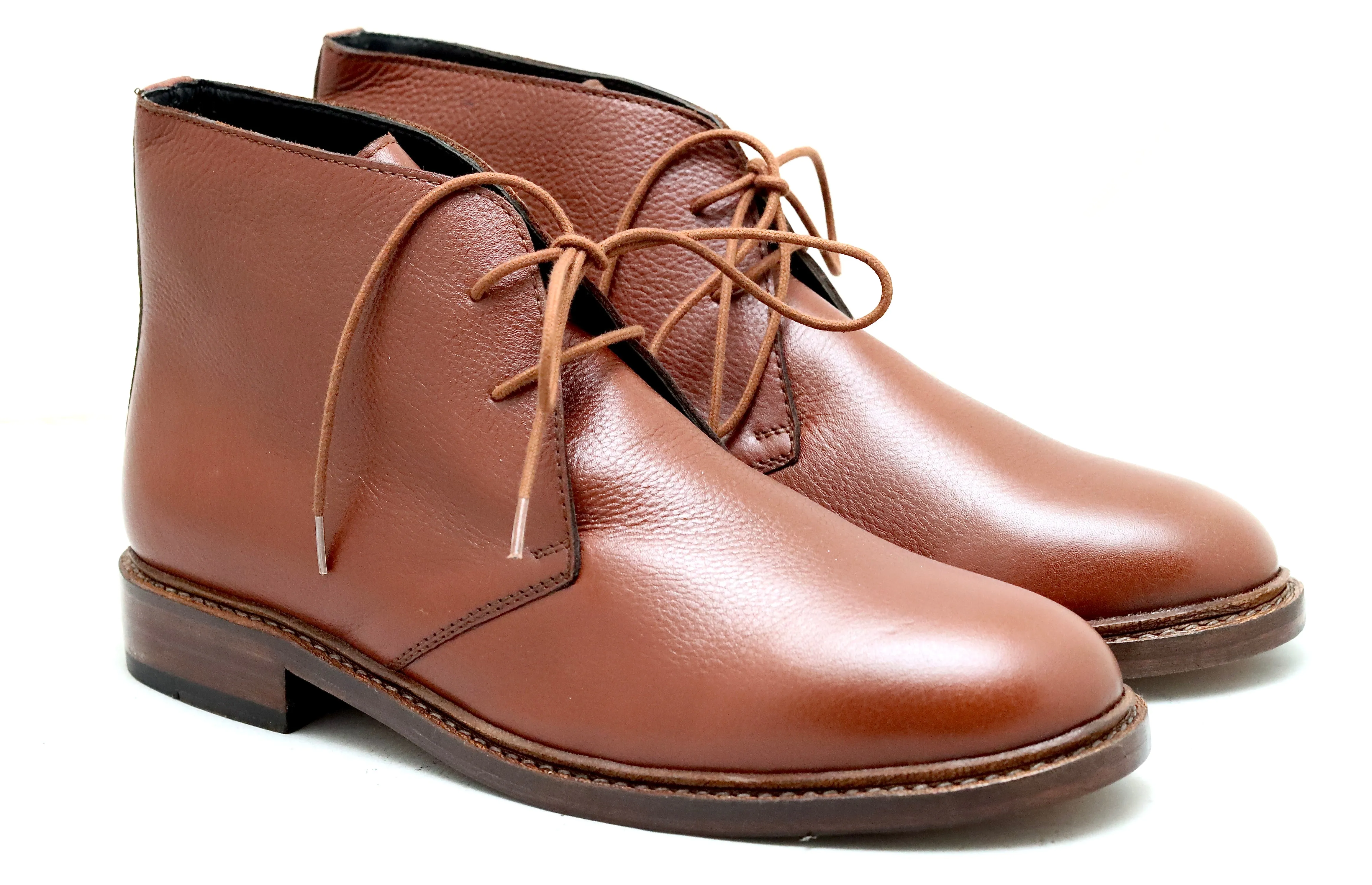 Desert Boot 2 | tan pebble grain  | calf