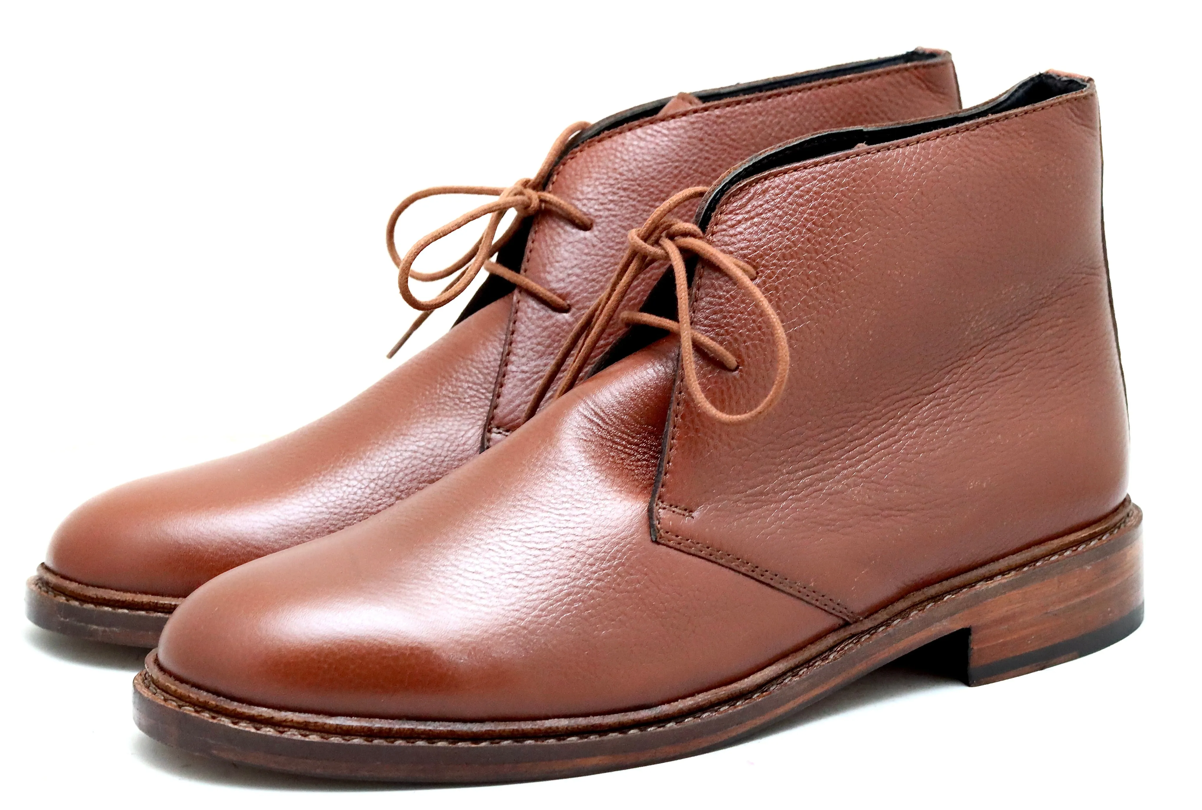 Desert Boot 2 | tan pebble grain  | calf