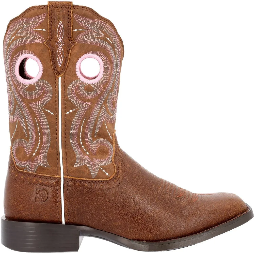 'Durango' Women's 10" Westward Western Square Toe - Rosewood