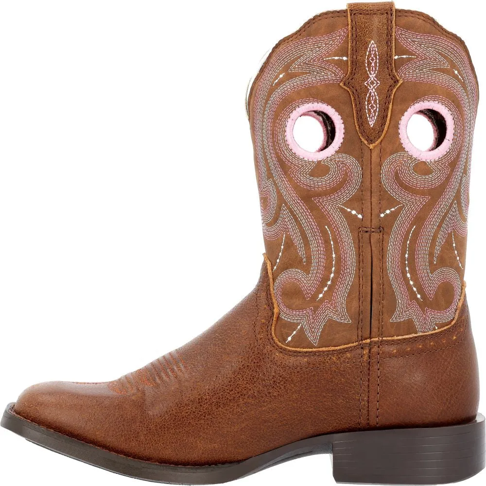 'Durango' Women's 10" Westward Western Square Toe - Rosewood