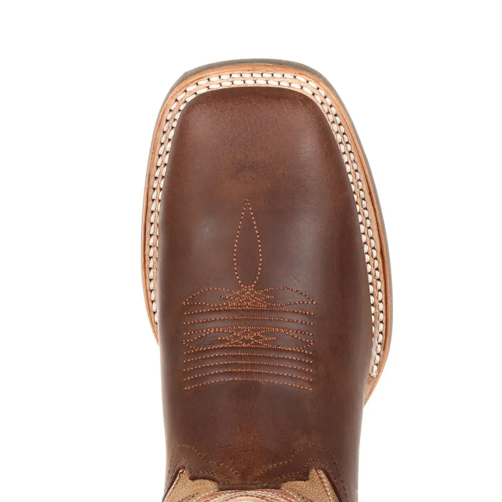 'Durango' Women's 12" Rebel Pro Western Square Toe - Tiger's Eye