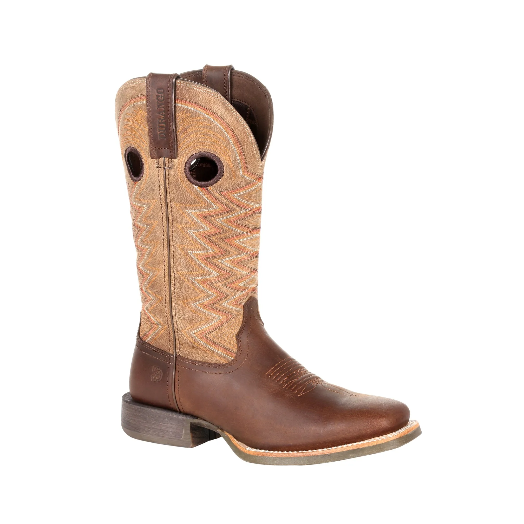 'Durango' Women's 12" Rebel Pro Western Square Toe - Tiger's Eye