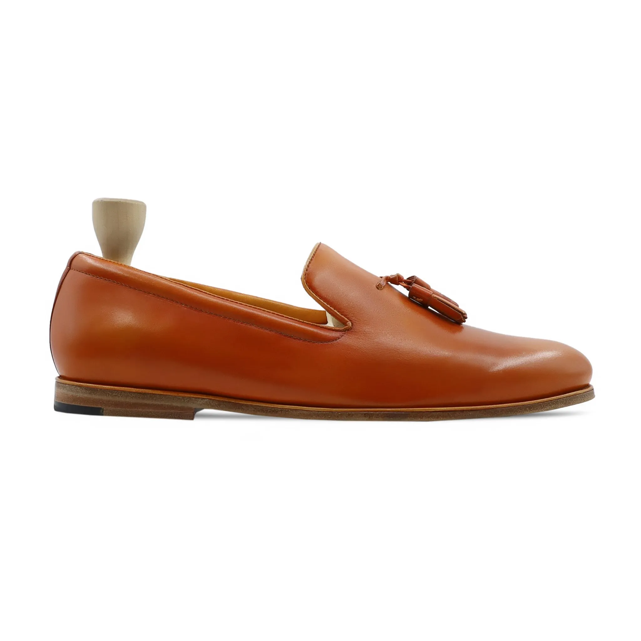 Emberfall - Men's Orange Tan Calf Leather Loafer