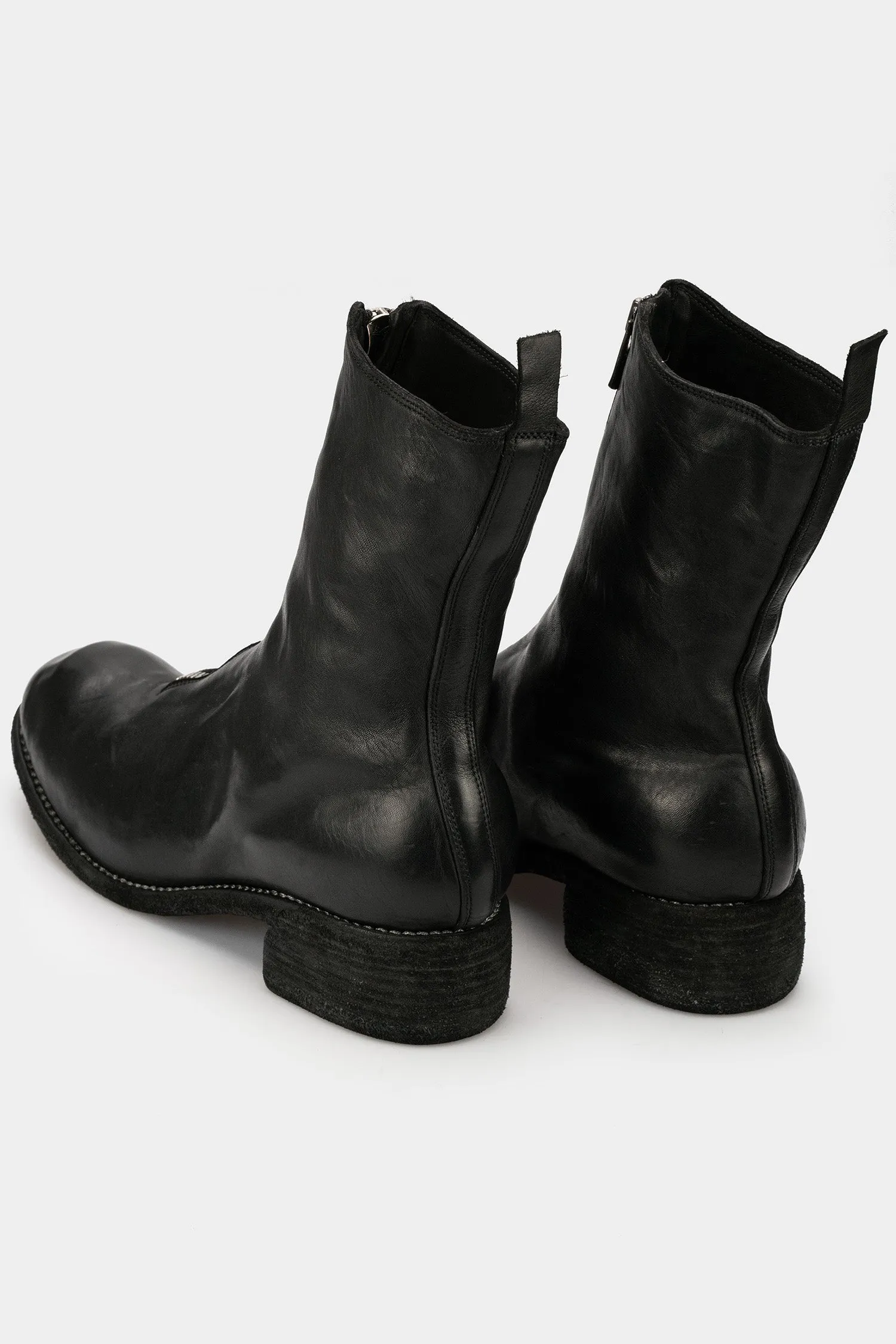 Front zip high top boots | PL2