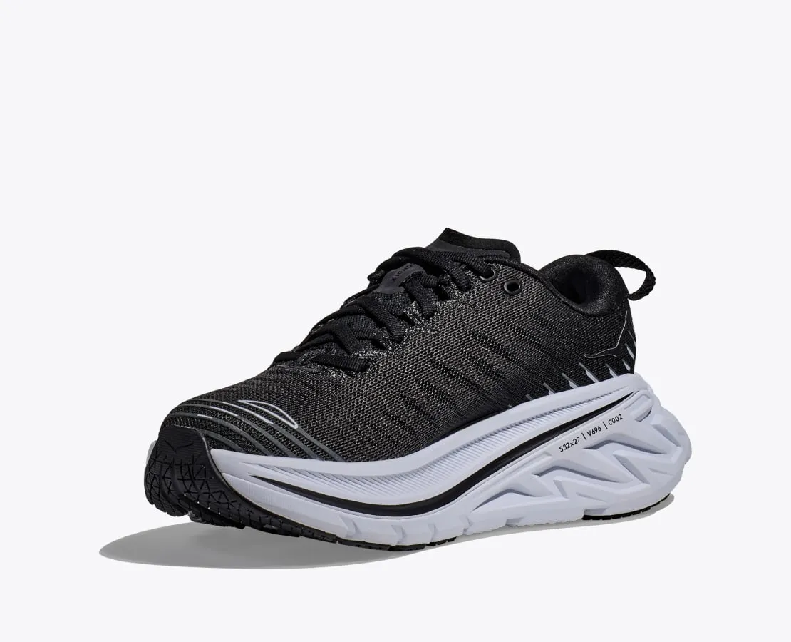 'HOKA' Women's Bondi X - Black / White