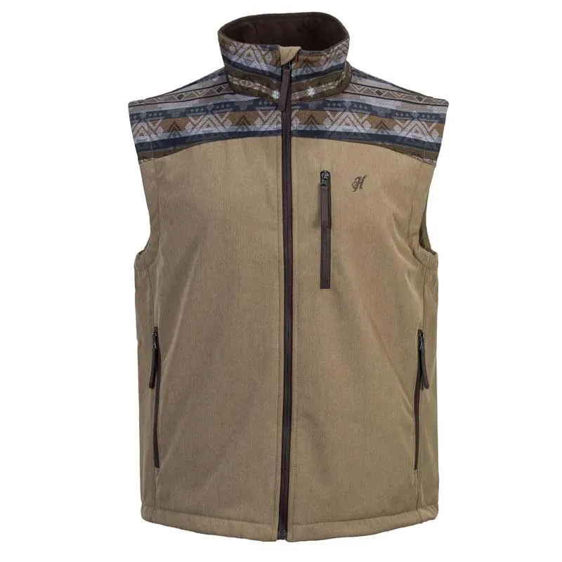 Hooey Men's Aztec Softshell Vest