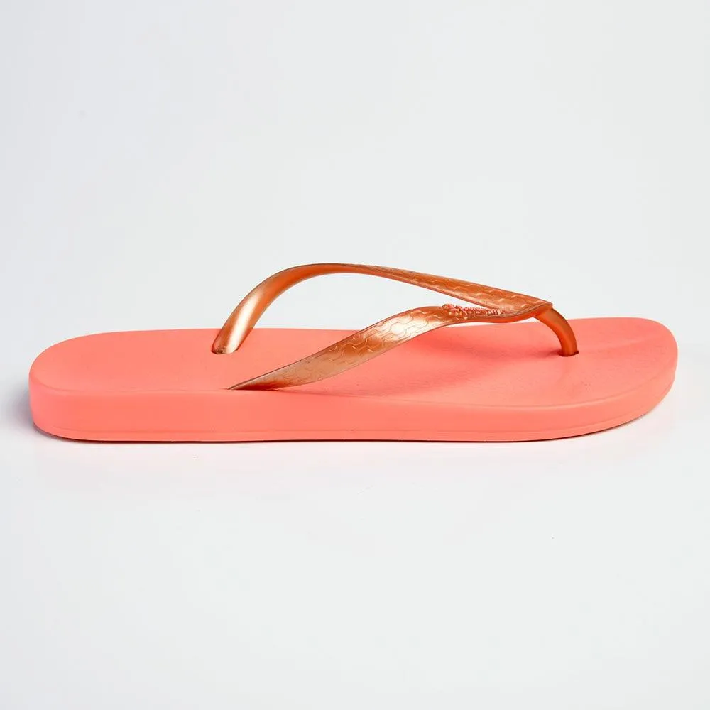 Ipanema Aba Slip On Thong Sandals - Pink/Rose Gold