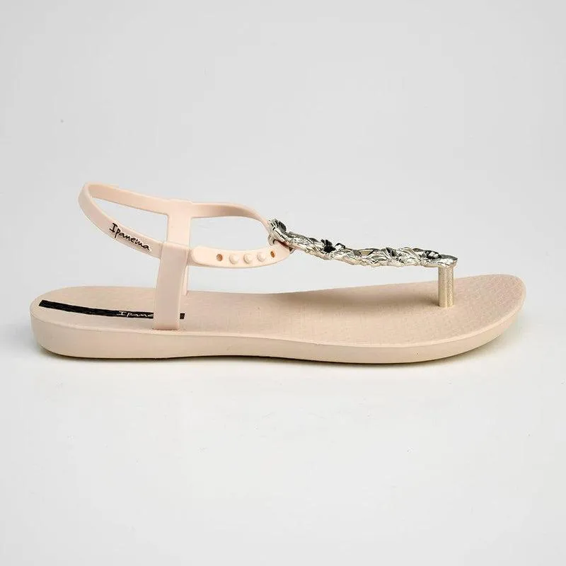 Ipanema Rose Glam Thong Sandals - Beige