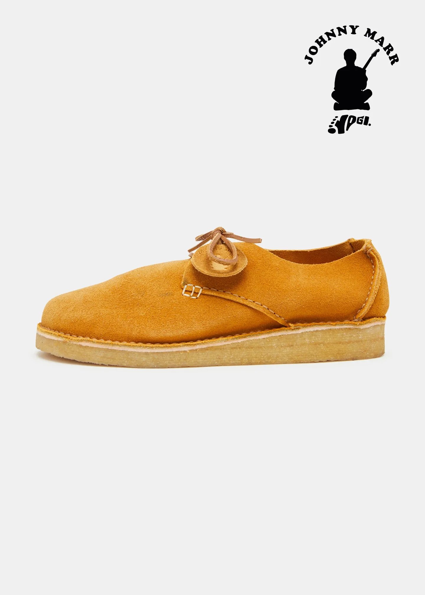 Johnny Marr Rishi Womens Suede Shoe - Turmeric