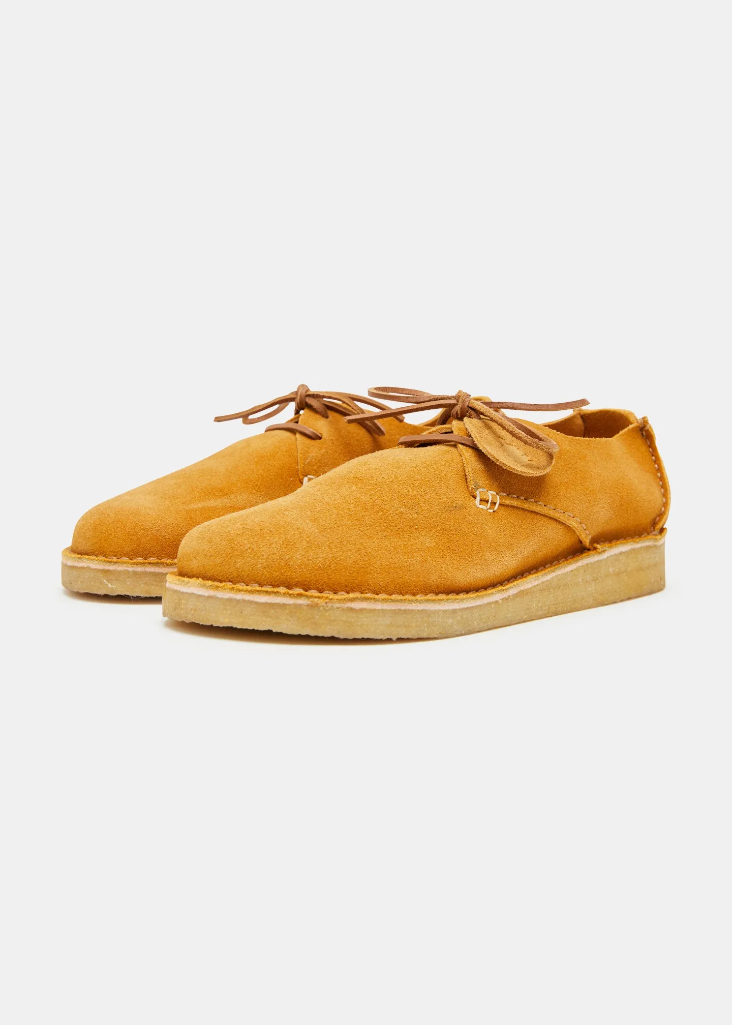 Johnny Marr Rishi Womens Suede Shoe - Turmeric