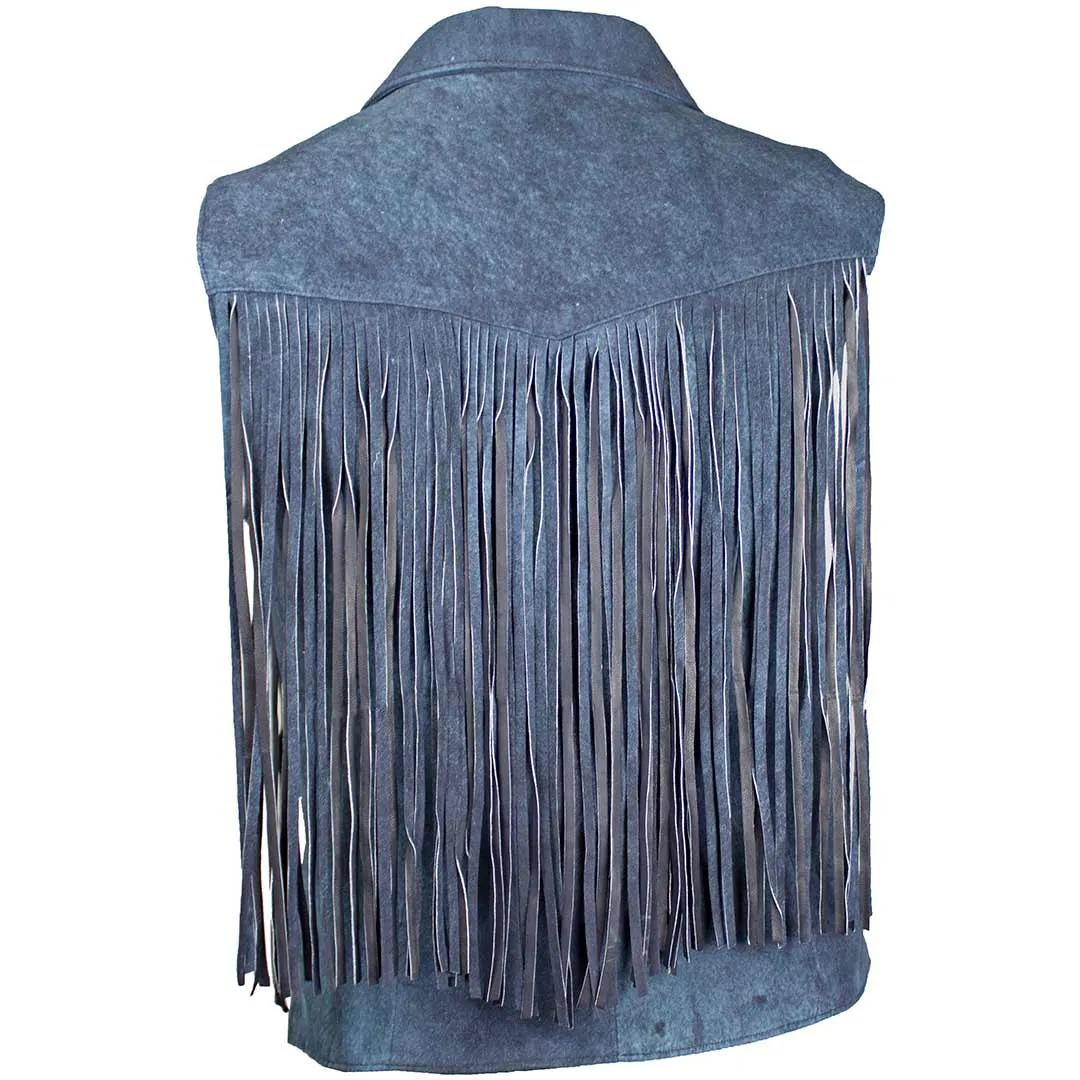 Juan Antonio Women's Fringe Suede Vest