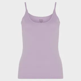 Ladies Essential Spaghetti Vest Lavender