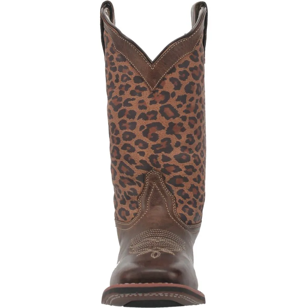 'Laredo' Women's 11 Astras Western Square Toe - Tan / Multi