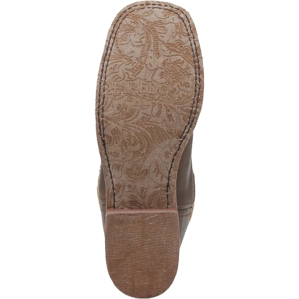 'Laredo' Women's 11 Caney Western Square Toe - Brown / Tan