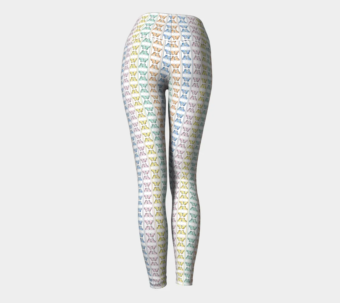 Linear Kaleidoscope Yoga Leggings