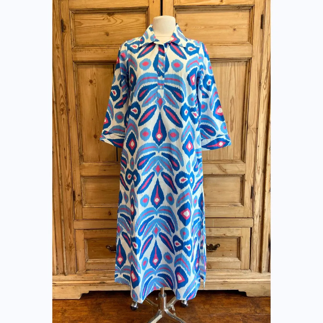 Long Ikat Tunic Dress