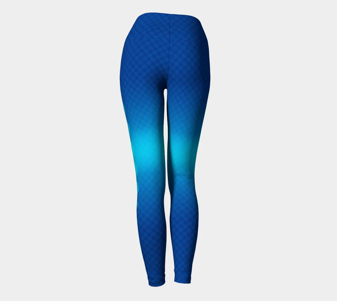 Lunar Blue Yoga Leggings