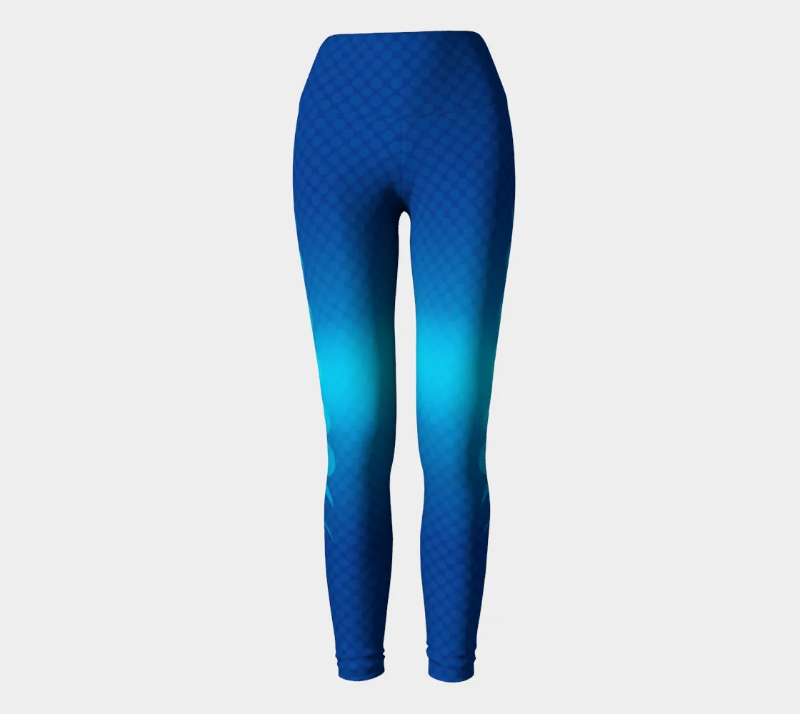 Lunar Blue Yoga Leggings