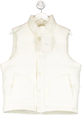 Madhappy Cream Winter Puffer Vest UK XS