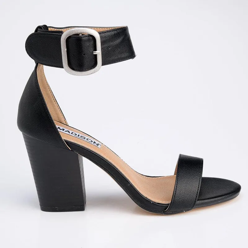 Madison Allan Ankle Strap Sandal - Black