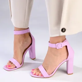 Madison Angelique Classic Block Heel Sandal - Lilac