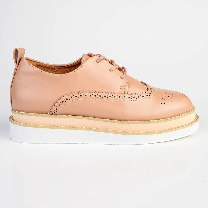 Nude Madison Maya 2 Lace-Up Brogues for Women - Stylish & Comfortable Footwear