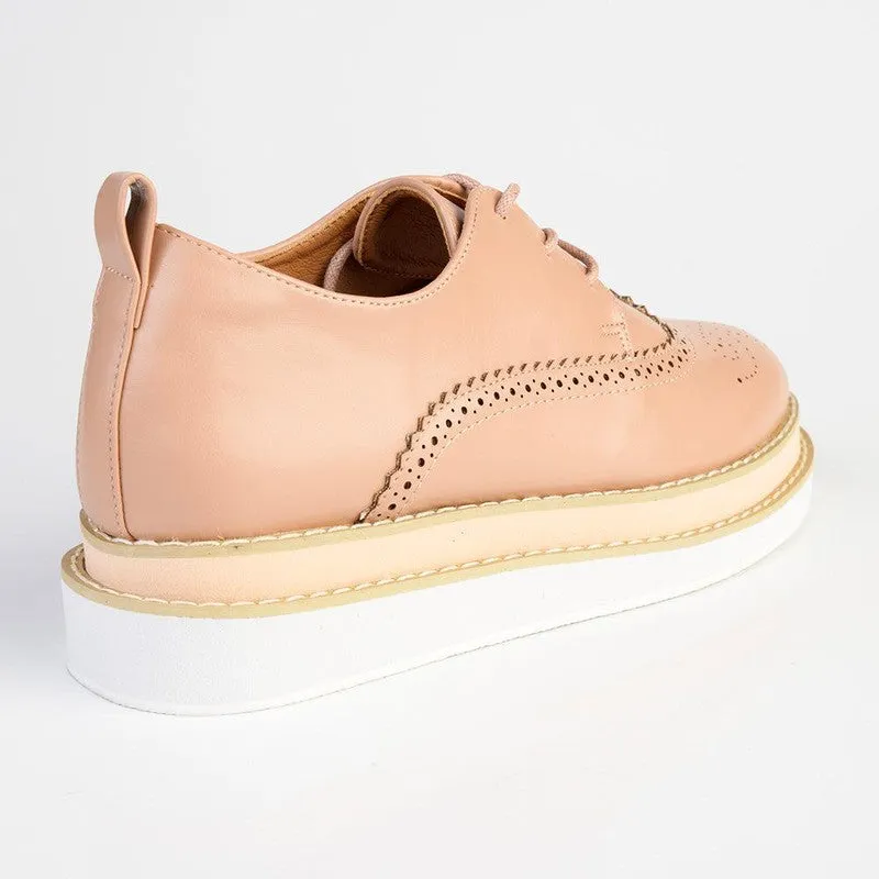 Nude Madison Maya 2 Lace-Up Brogues for Women - Stylish & Comfortable Footwear