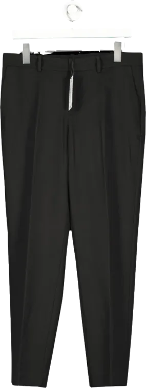 MANGO Black Straight Suit Trousers BNWT UK 10